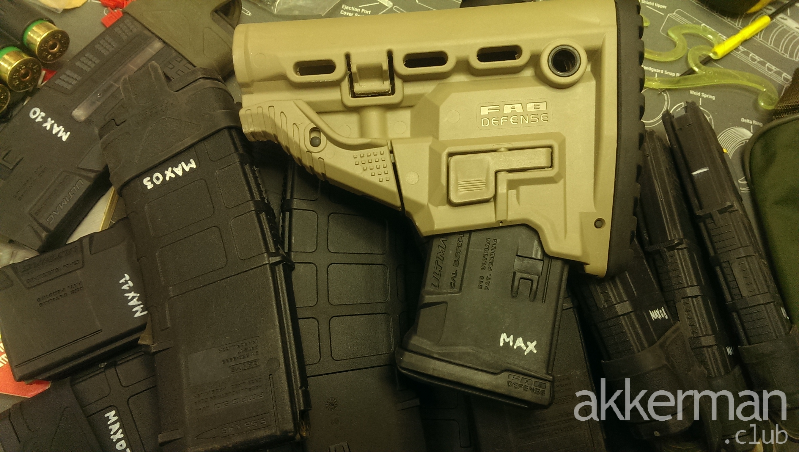 Приклад с функцией держателя магазина Slong Airsoft